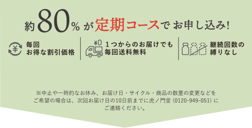 定期コースについてさらに詳しく見る